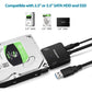 Simplecom SA236 USB 3.0 to SATA Adapter Cable Converter with Power Supply for 2.5" & 3.5" HDD SSD