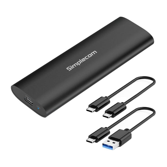 Simplecom SE516 NVMe / SATA Dual Protocol M.2 SSD Tool-Free USB-C Enclosure USB 3.2 Gen 2 10Gbps