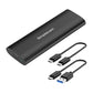 Simplecom SE516 NVMe / SATA Dual Protocol M.2 SSD Tool-Free USB-C Enclosure USB 3.2 Gen 2 10Gbps