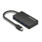 Simplecom CH350 SuperSpeed USB-C to 4-Port USB-A Hub USB 3.2 Gen1