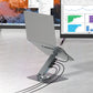 Simplecom CHT660 Adjustable Aluminium Laptop Stand with 6-Port USB-C Docking Station Dual 4K HDMI Display
