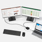 Simplecom CM214 DisplayPort Splitter 1 IN 2 OUT MST Hub for Dual Extended Screens 4K DP 1.4