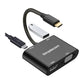 Simplecom DA440 4-in-1 USB-C Multiport Adapter with Power Delivery USB 3.0 VGA HDMI
