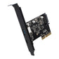 Simplecom EC312v2 PCIe x4 to 2-Port USB 3.2 Gen II 10Gbps USB-C and USB-A Expansion Card