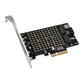 Simplecom EC412v2 NVMe and SATA M.2 SSD to PCIe x4 Expansion Card