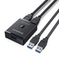 Simplecom KM125 Bi-Directional 2-Way USB 3.0 Switch 1 In 2 Out (2 In 1 Out) 5Gbps