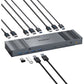 Simplecom KM490 HDMI and DisplayPort Dual Monitor KVM Switch for 2 Computers with 4-Port USB 3.0 Hub 5Gbps 8K@60Hz
