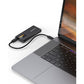 Simplecom SE530 NVMe / SATA M.2 SSD to USB-C Enclosure with SMART LED Screen USB 3.2 Gen 2 10Gbps