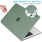 15 inch Air 2023 MacBook Air Matte Case  A2941 M2 Chip Hard Shell Case Keyboard Cover Midnight Green