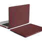 15 inch Air 2023 MacBook Air Matte Case  A2941 M2 Chip Hard Shell Case Keyboard Cover Wine Red