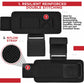 Pair Weight Lifting Hooks Straps Grip Wrist Wrap Support Powerlifting Deadlift Pull Up