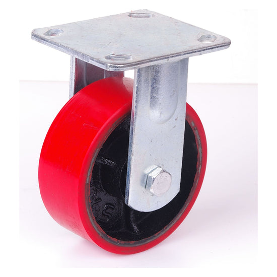 5 inch Industrial 500KG Caster Wheels Fixed Casters Castor Wheels Cart Furniture Workbench