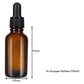50ml (5 Pack) Amber Glass Dropper Bottle Liquid Essential Oils Bottle Bottles Leakproof Glass Tincture Bottles