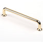 128mm Polished gold Furniture Kitchen Bathroom Cabinet Handles Drawer Bar Handle Pull Knob