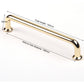 128mm Polished gold Furniture Kitchen Bathroom Cabinet Handles Drawer Bar Handle Pull Knob