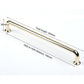 192mm Polished gold Furniture Kitchen Bathroom Cabinet Handles Drawer Bar Handle Pull Knob