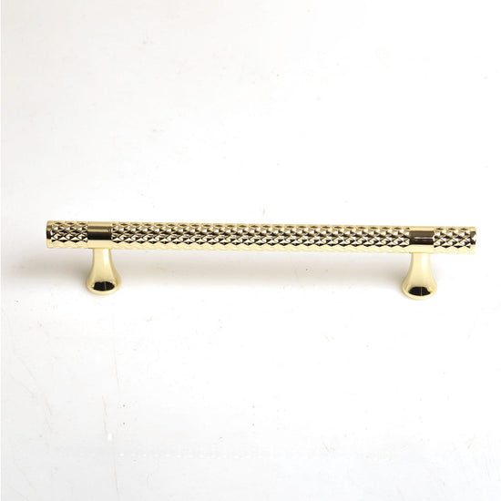 Gold Solid Zinc Kitchen Cabinet Handles Drawer Bar Handle Pull 128mm