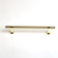 Gold Solid Zinc Kitchen Cabinet Handles Drawer Bar Handle Pull 128mm