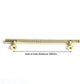 Gold Solid Zinc Kitchen Cabinet Handles Drawer Bar Handle Pull 128mm