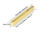 Solid Zinc Furniture Kitchen Bathroom Cabinet Handles Drawer Bar Handle Pull Knob Gold 128mm