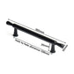 Black Zinc Kitchen Cabinet Handles Drawer Bar Handle Pull 128mm