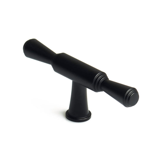 Black Zinc Kitchen Cabinet Handles Drawer Bar Handle Pull T