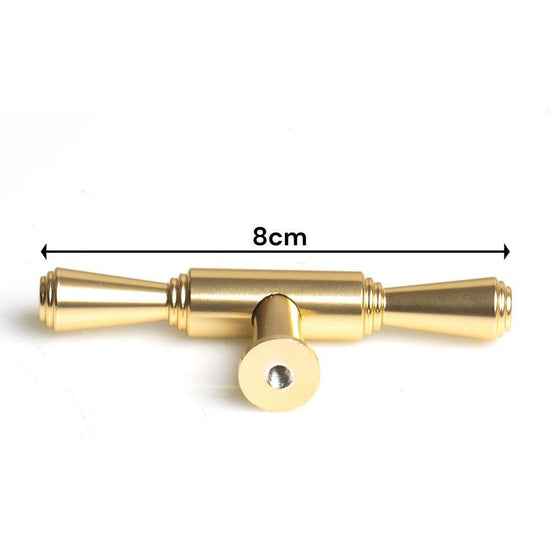 Gold Zinc Kitchen Cabinet Handles Drawer Bar Handle Pull T