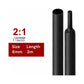 2m Polyolefin Shrink Tube 15/64" (6mm) 2:1 Ratio Heat Shrink Tubing Sleeving Wrap Shrinking