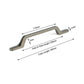 Black Zinc Kitchen Cabinet Handles Drawer Bar Handle Pull 128mm