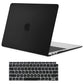 MacBook Air 13 Inch Case 2020 2019 2018, A1932, A2179,A2337 Shell Case Keyboard Cover Black