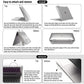 MacBook Air 13 Inch Case 2020 2019 2018, A1932, A2179,A2337 Shell Case Keyboard Cover Black