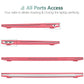 MacBook Air 13 Inch Case 2020 2019 2018, A1932, A2179, A2337 Shell Case Keyboard Cover Pink