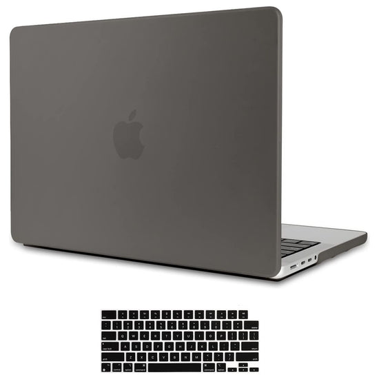 Suitable for  MacBook Pro 16 inch Case 2023 2022 2021 M2 A2780 A2485 M1 Pro/Max Hard Shell Case Keyboard Cover Grey