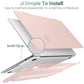 Suitable for  2023 2022 MacBook Air 13 inch case M2 Model A2681 Hard Shell Case Keyboard Cover Sold Pink
