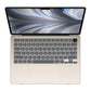 Suitable for  2023 2022 MacBook Air 13 inch case M2 Model A2681 Hard Shell Case Keyboard Cover White