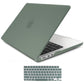 Suitable for  2023 2022 MacBook Air 13 inch case M2 Model A2681 Hard Shell Case Keyboard Cover Midnight Green