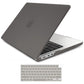 Suitable for  2023 2022 MacBook Air 13 inch case M2 Model A2681 Hard Shell Case Keyboard Cover Grey