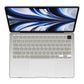 Suitable for  2023 2022 MacBook Air 13 inch case M2 Model A2681 Hard Shell Case Keyboard Cover Grey