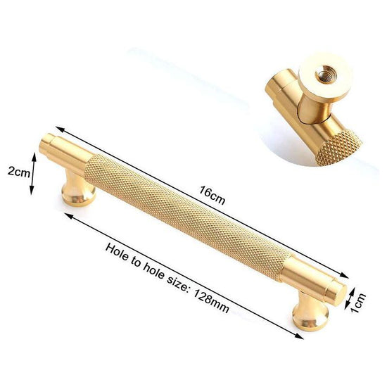 Gold Furniture Door Kitchen Cabinet Handle Handles Pull Pulls Cupboard 128mm
