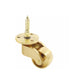 25mm Castor Brass Caster Wheel Swivel Vintage Chairs Cabinet Bed Furniture Wheels Brass