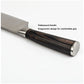 Japanese Chef Knife - Pro Kitchen Knife 34cm Chef&