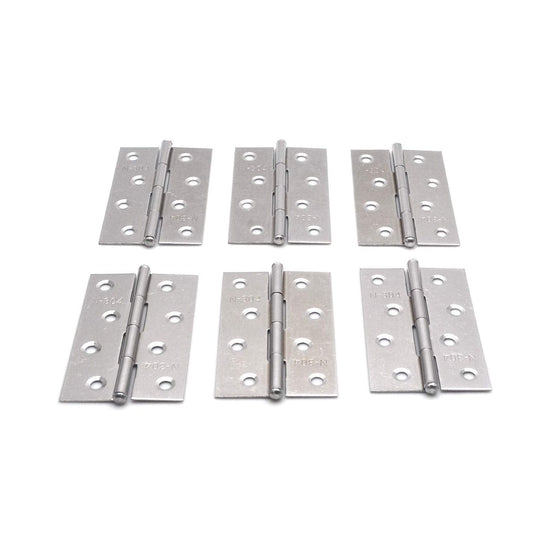 Pack of 6 Hinge 3.5 Inch Stainless Steel Door Hinges Cabinet Door Hinges Furniture