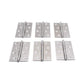 Pack of 6 Hinge 3.5 Inch Stainless Steel Door Hinges Cabinet Door Hinges Furniture