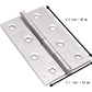 Pack of 6 Hinge 3.5 Inch Stainless Steel Door Hinges Cabinet Door Hinges Furniture