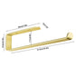 Gold Kitchen Bathroom Paper Holder Towel Holder Self Adhesive or Screw Mount 31cm