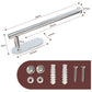 Kitchen Paper Holder Under Cabinet Wall Mount Adhesive Paper Towel Holder  Silver
