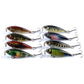 8x Popper Poppers 4.8cm Fishing Lure Lures Surface Tackle Fresh Saltwater