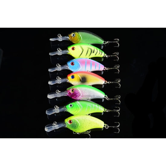 7x 9cm Popper Crank Bait Fishing Lure Lures Surface Tackle Saltwater