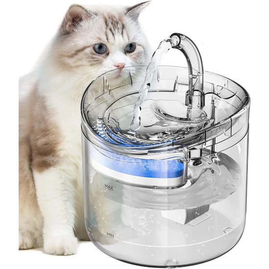 Cat Dog Water Fountain Pet Water Dispenser 1.8L Automatic Drinking Fountain for Cats Kitty Indoor