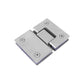 Shower Glass Door Gate Hinge 304 Stainless Steel 180 Degrees Polished Chrome Finish